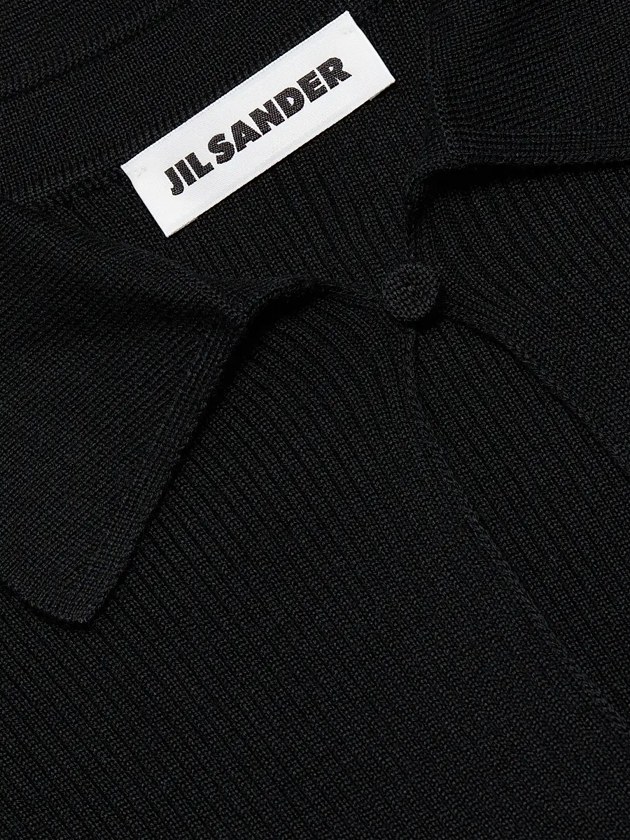 Jil Sander Women's Merino Wool Polo Cardigan | Thumbnail 8 Jil Sander Women's Merino Wool Polo Cardigan | Thumbnail 8