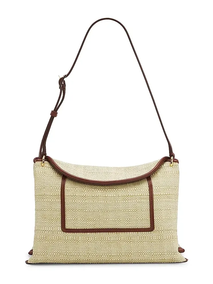 Women's Penelope Raffia Shoulder Bag Women's Penelope Raffia Shoulder Bag