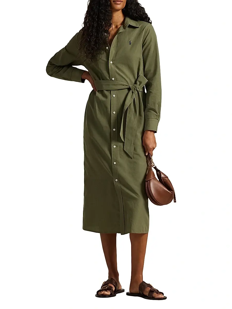 Polo Ralph Lauren Women's Kingsley Cotton-Linen Shirtdress | Thumbnail 2