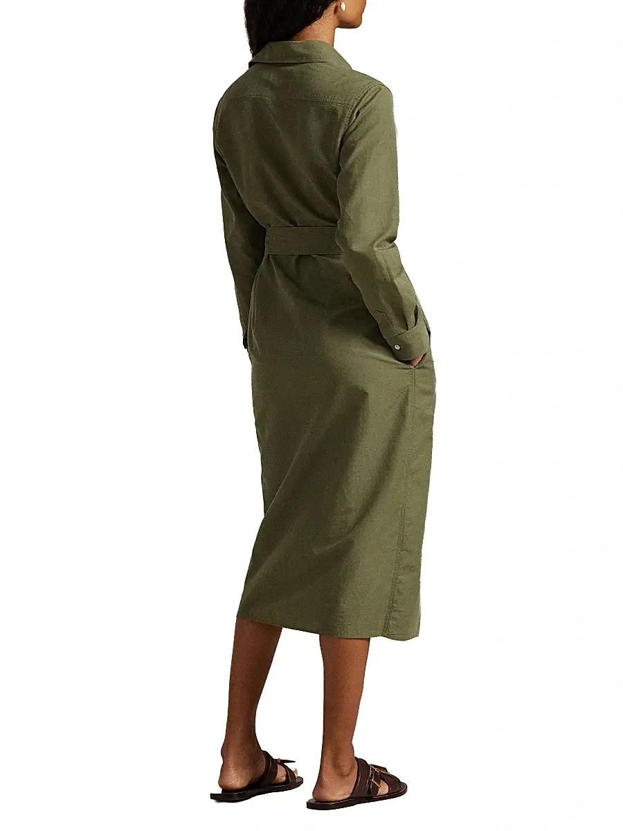 Polo Ralph Lauren Women's Kingsley Cotton-Linen Shirtdress | Thumbnail 3