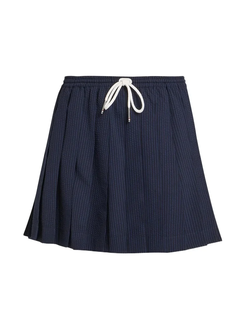 Women's Pleated Wool Miniskirt Women's Pleated Wool Miniskirt
