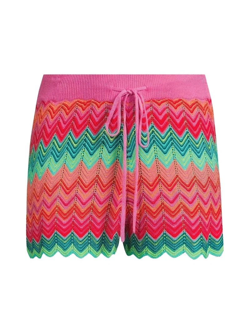 BEACH RIOT Women's Balboa Chevron Knit Shorts