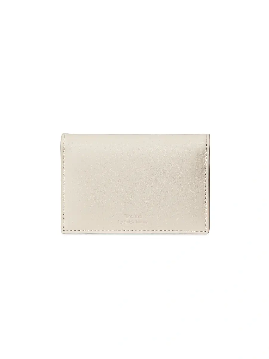 Polo Ralph Lauren Women's Spring Bear Leather Card Case | Thumbnail 3