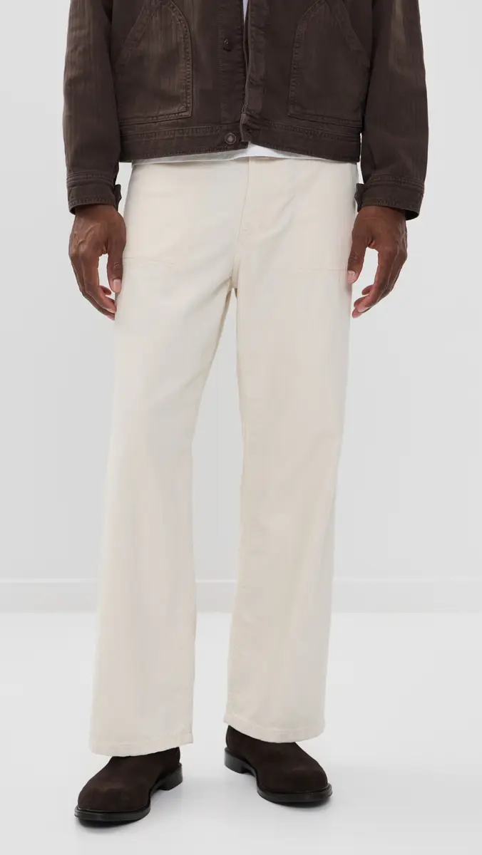 Jeanerica Genua Worker Chino Pants Chevron Ecru | Thumbnail 2 Jeanerica Genua Worker Chino Pants Chevron Ecru | Thumbnail 2