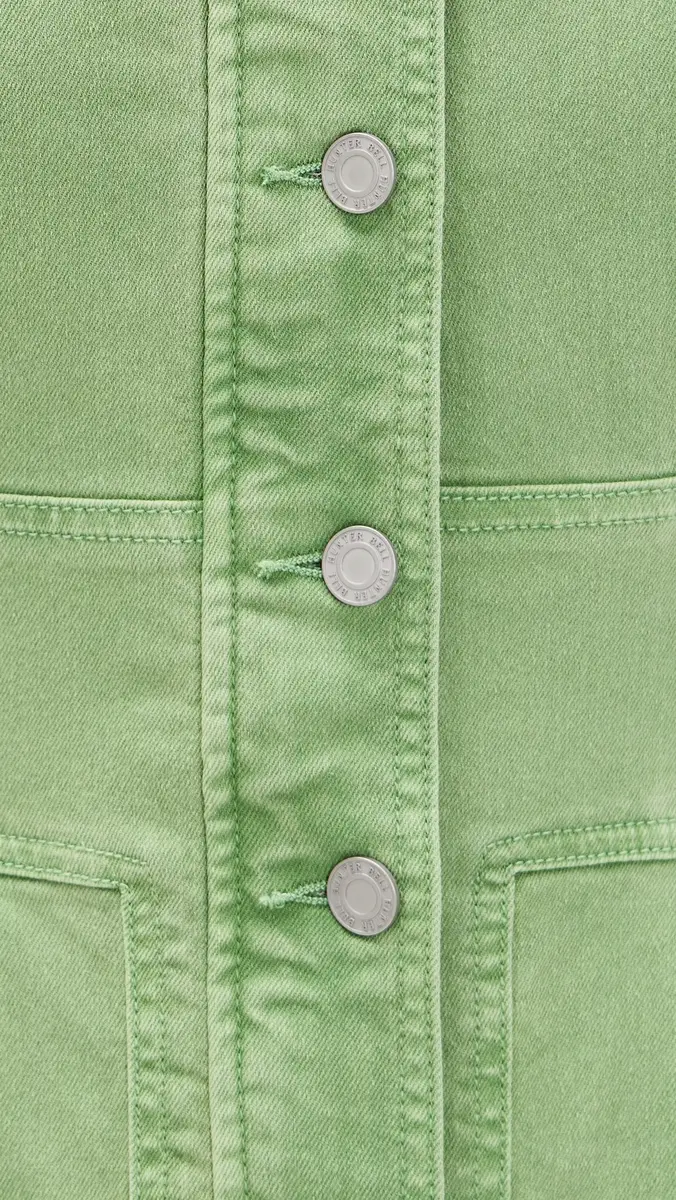 Hunter Bell Thompson Dress Leaf Green Denim | Thumbnail 6 Hunter Bell Thompson Dress Leaf Green Denim | Thumbnail 6