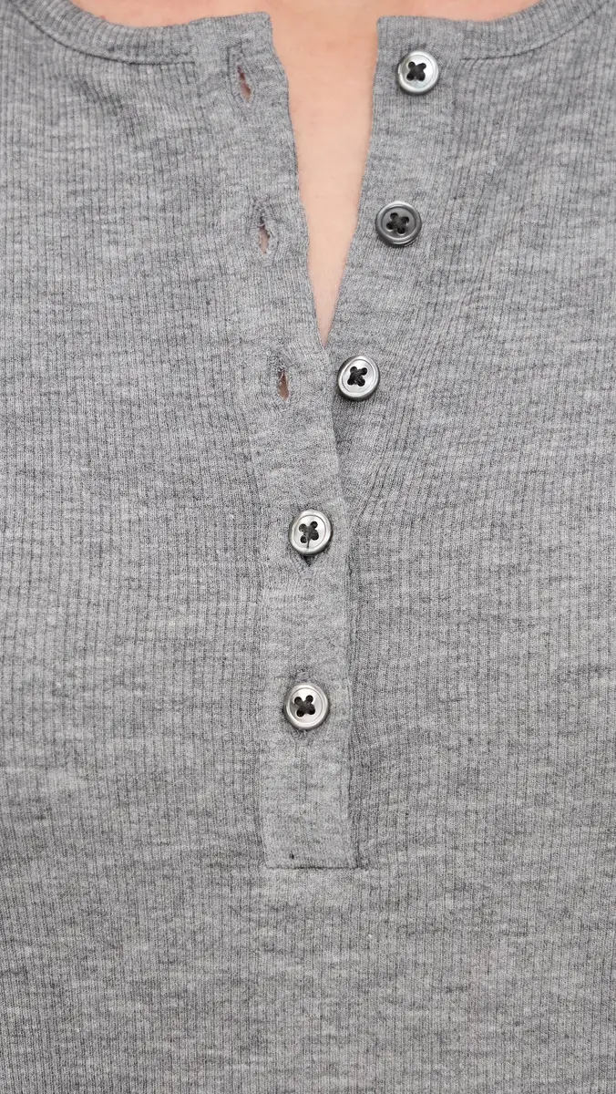 ATM Anthony Thomas Melillo Modal Rib Henley Top | Thumbnail 6 ATM Anthony Thomas Melillo Modal Rib Henley Top | Thumbnail 6