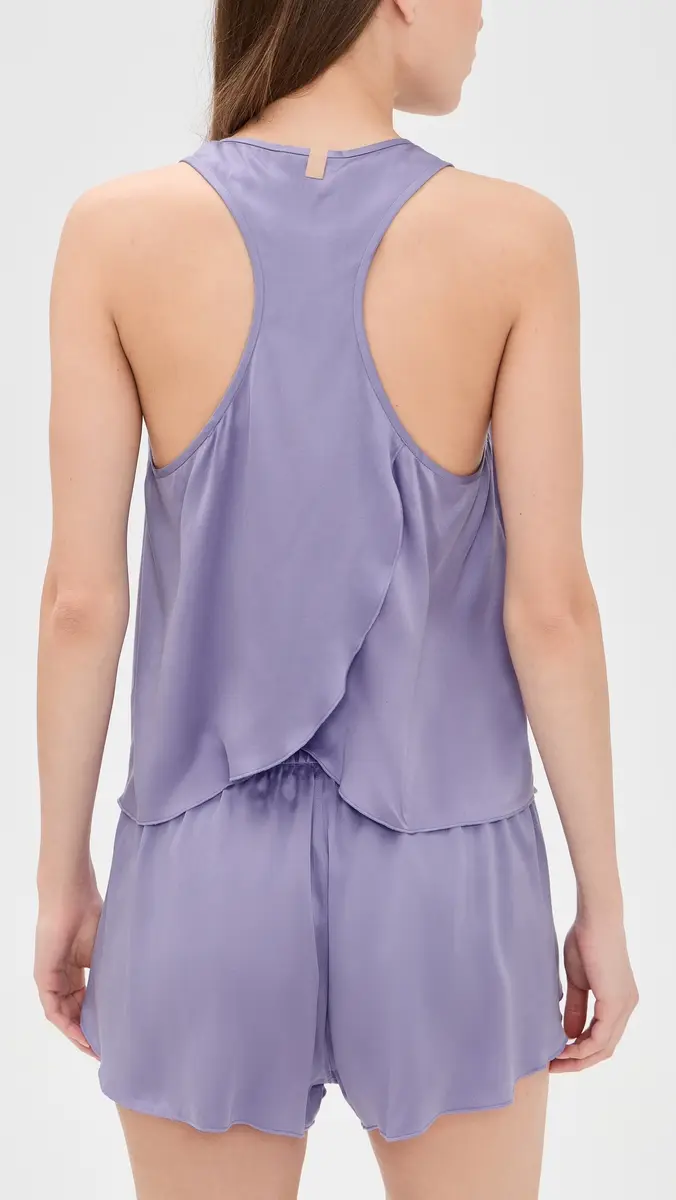 Lunya Washable Silk Tulip Back Pajama Set orning Wisteria | Thumbnail 3 Lunya Washable Silk Tulip Back Pajama Set orning Wisteria | Thumbnail 3