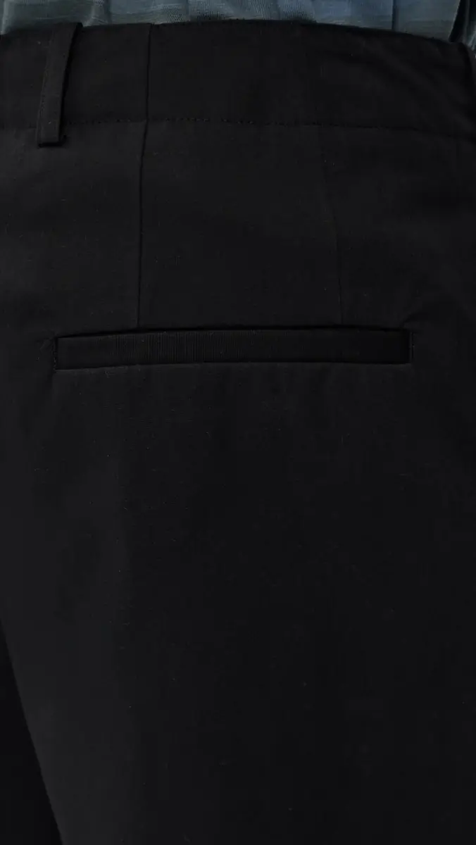 Our Legacy Pleated Shorts 11 Studio Black Micro Canvas | Thumbnail 6