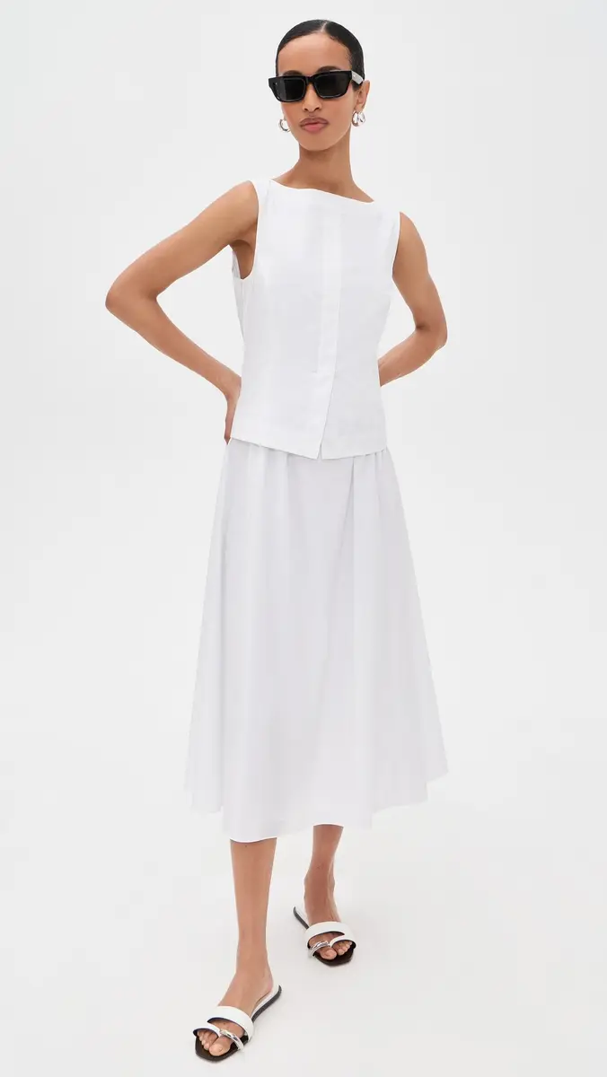 Theory Boat Neck Set Dress | Thumbnail 2 Theory Boat Neck Set Dress | Thumbnail 2