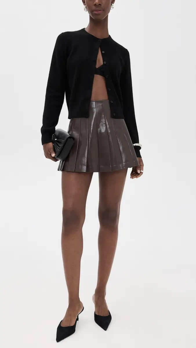 Alice + Olivia Carter Faux Leather Mini Skirt | Thumbnail 5 Alice + Olivia Carter Faux Leather Mini Skirt | Thumbnail 5