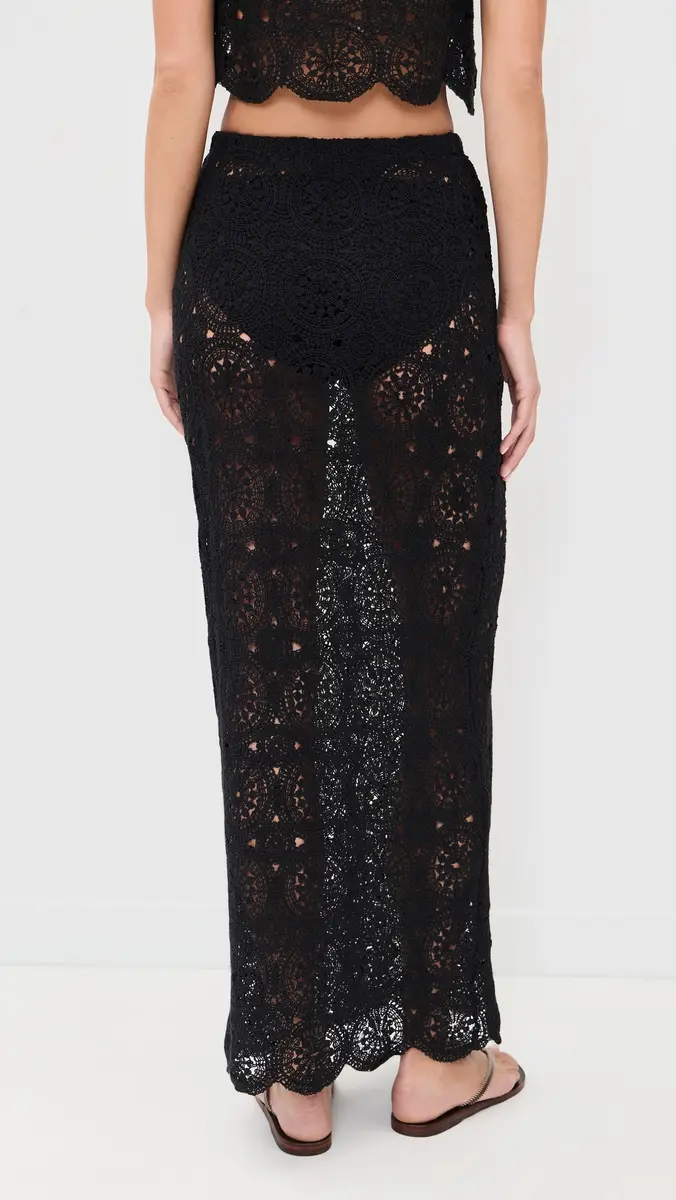 4th & Reckless Laurenne Skirt Black | Thumbnail 3