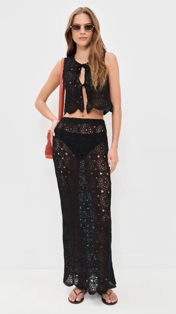 4th & Reckless Laurenne Skirt Black | Thumbnail 5