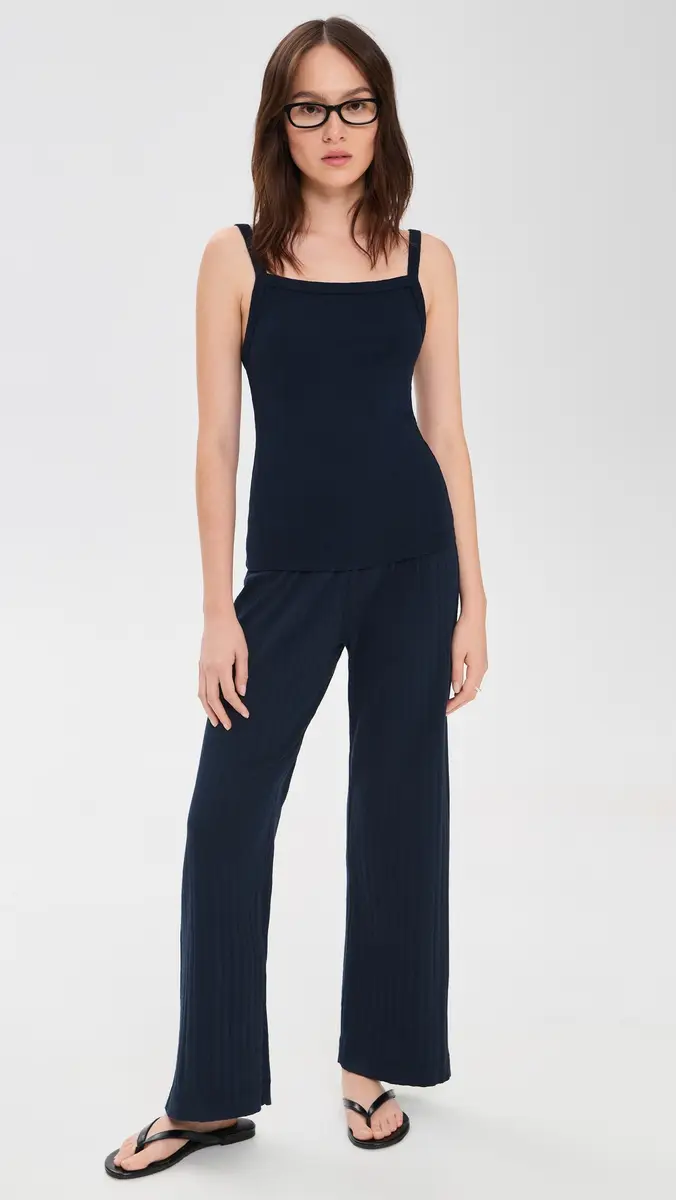 DONNI. DONNI. The Pointelle Simple Crop Pants | Thumbnail 5 DONNI. DONNI. The Pointelle Simple Crop Pants | Thumbnail 5