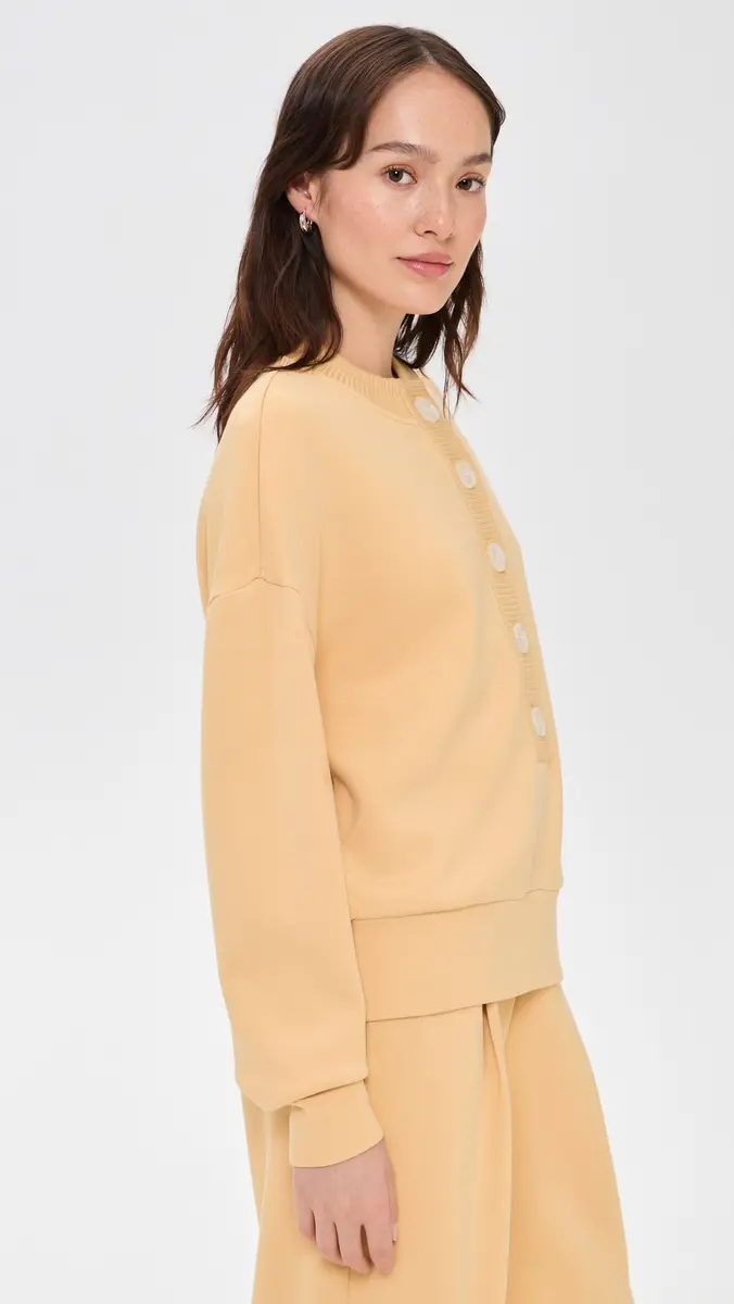 Varley Reena Button Front Sweatshirt | Thumbnail 4 Varley Reena Button Front Sweatshirt | Thumbnail 4