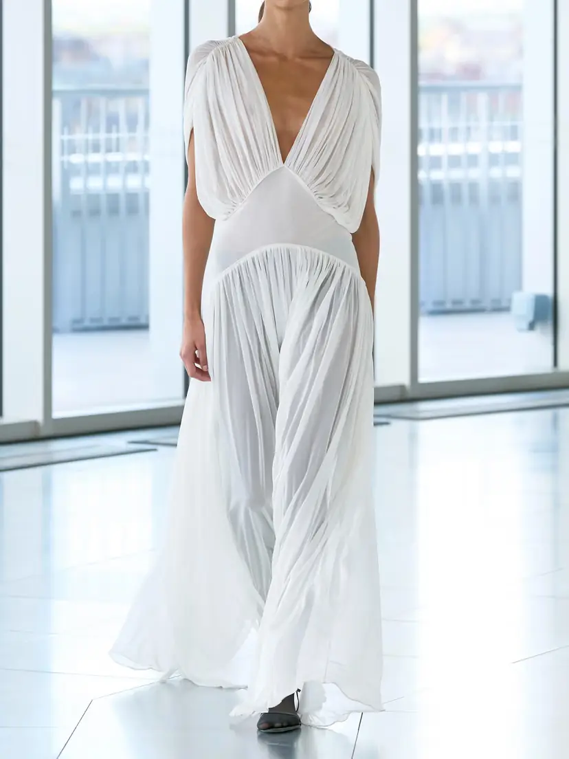 Tove Lyla Gathered Jersey Gown | Thumbnail 5
