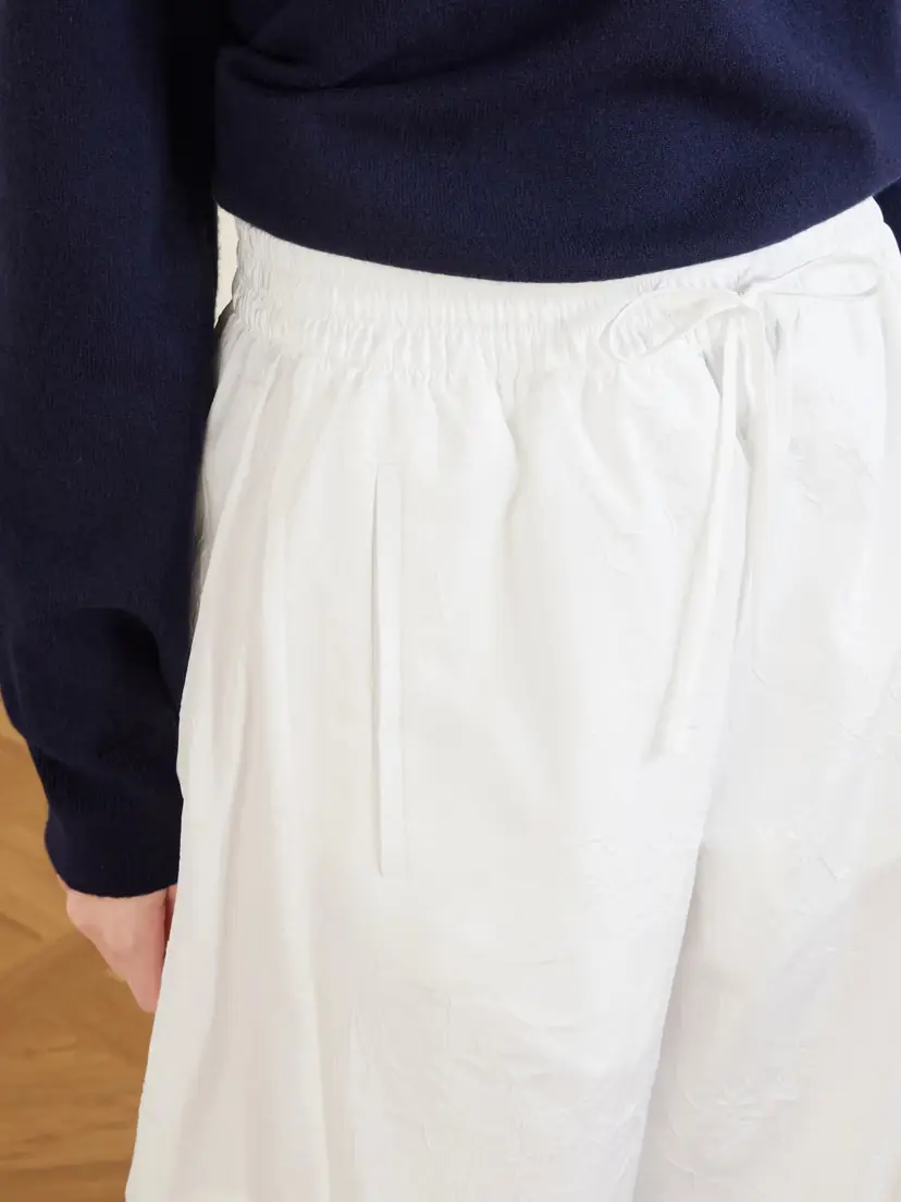 RÓHE Crinkled Cotton-blend Tapered Pants | Thumbnail 4