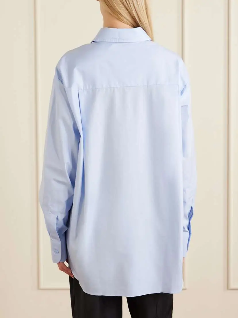 The Frankie Shop Peri Cotton-poplin Shirt | Thumbnail 3