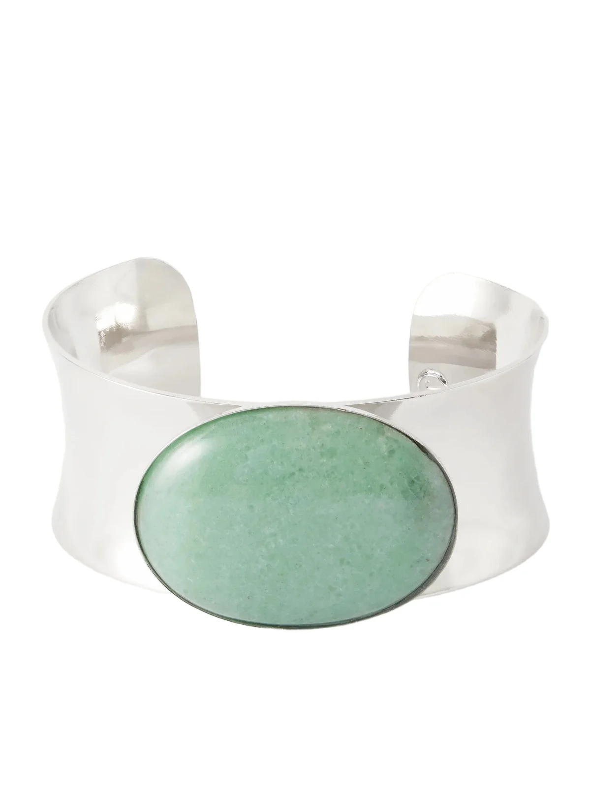 Johanna Silver-tone Aventurine Bangle