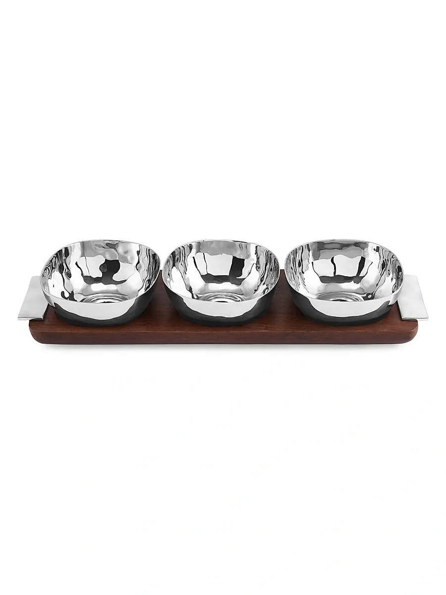 Michael Aram Reflective Triple Bowl