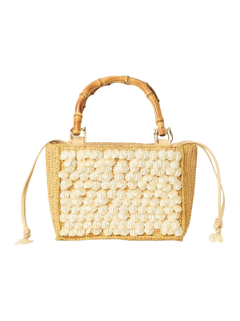 Women's Brielle Mini Raffia Tote Bag