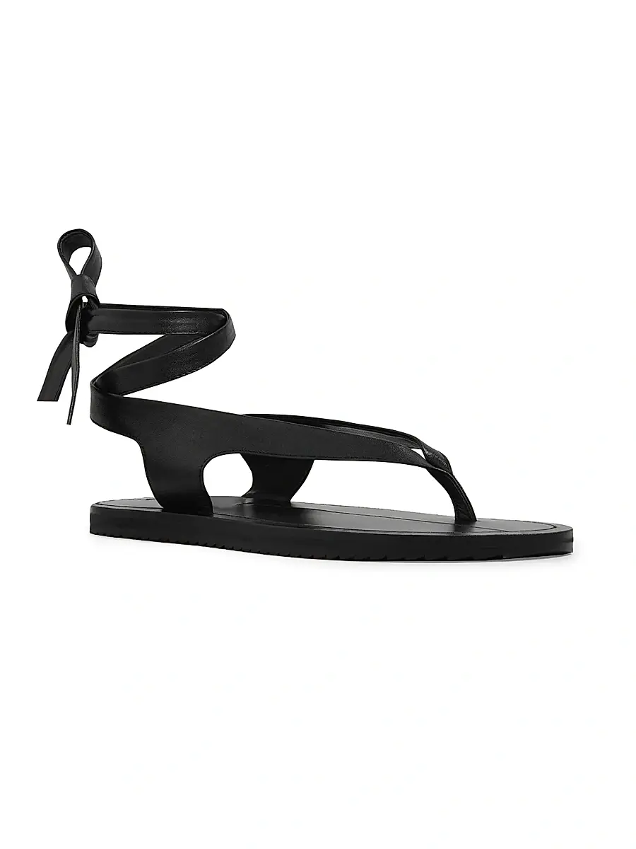 A Emery A. Emery Women's Elmer Ankle Tie Sandals | Thumbnail 2 A Emery A. Emery Women's Elmer Ankle Tie Sandals | Thumbnail 2