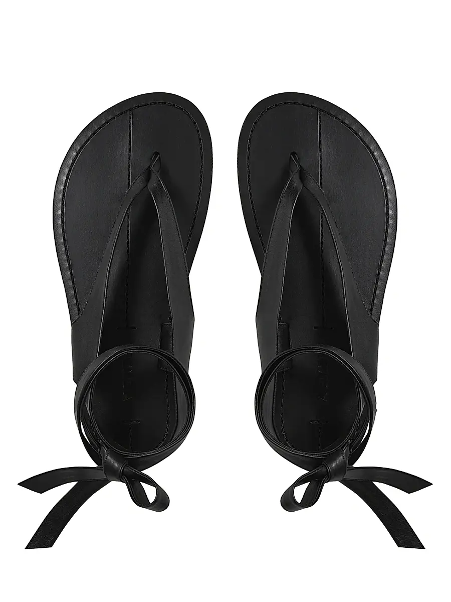 A Emery A. Emery Women's Elmer Ankle Tie Sandals | Thumbnail 3 A Emery A. Emery Women's Elmer Ankle Tie Sandals | Thumbnail 3