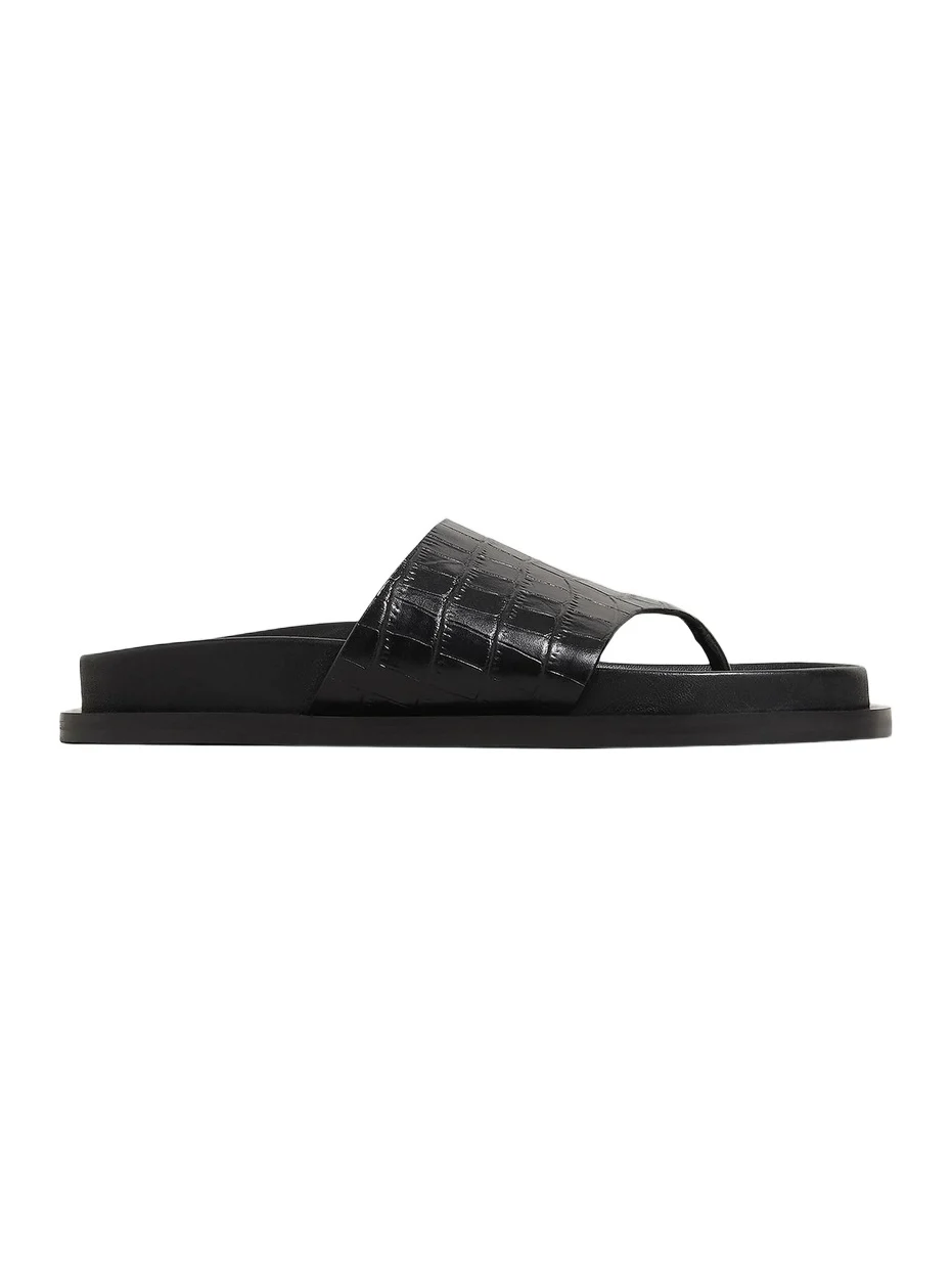 A. Emery Women's Imara Crocodile-Embossed Sandals A. Emery Women's Imara Crocodile-Embossed Sandals