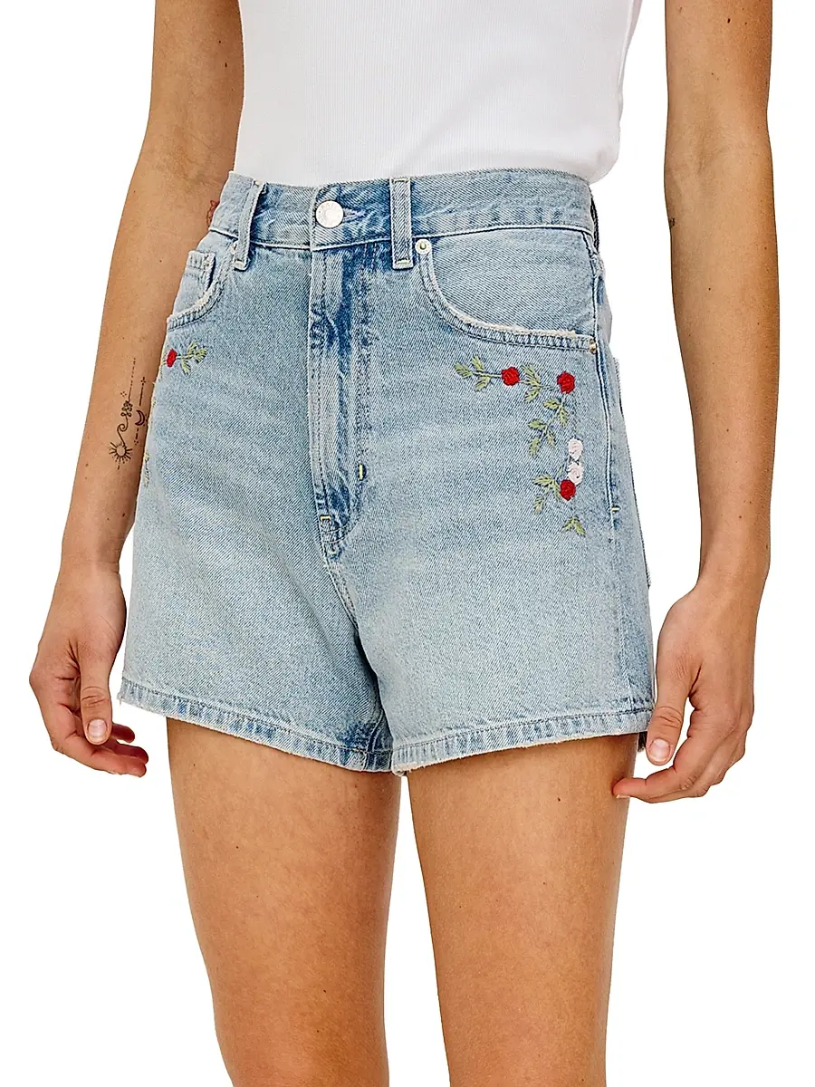 RAILS Women's Rancho High-Rise Denim Shorts | Thumbnail 4 RAILS Women's Rancho High-Rise Denim Shorts | Thumbnail 4