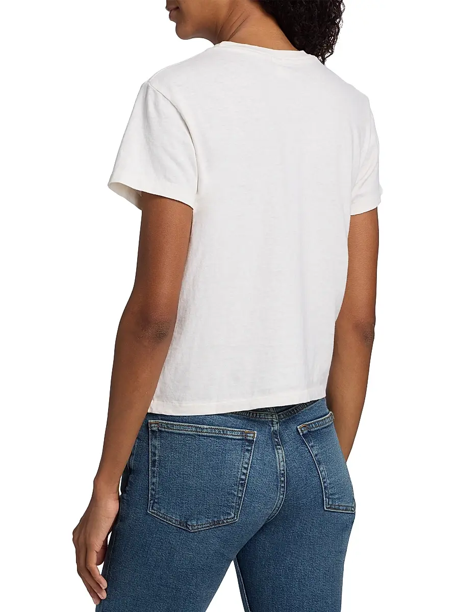 RE/DONE Women's Graphic Cotton T-Shirt | Thumbnail 5 RE/DONE Women's Graphic Cotton T-Shirt | Thumbnail 5