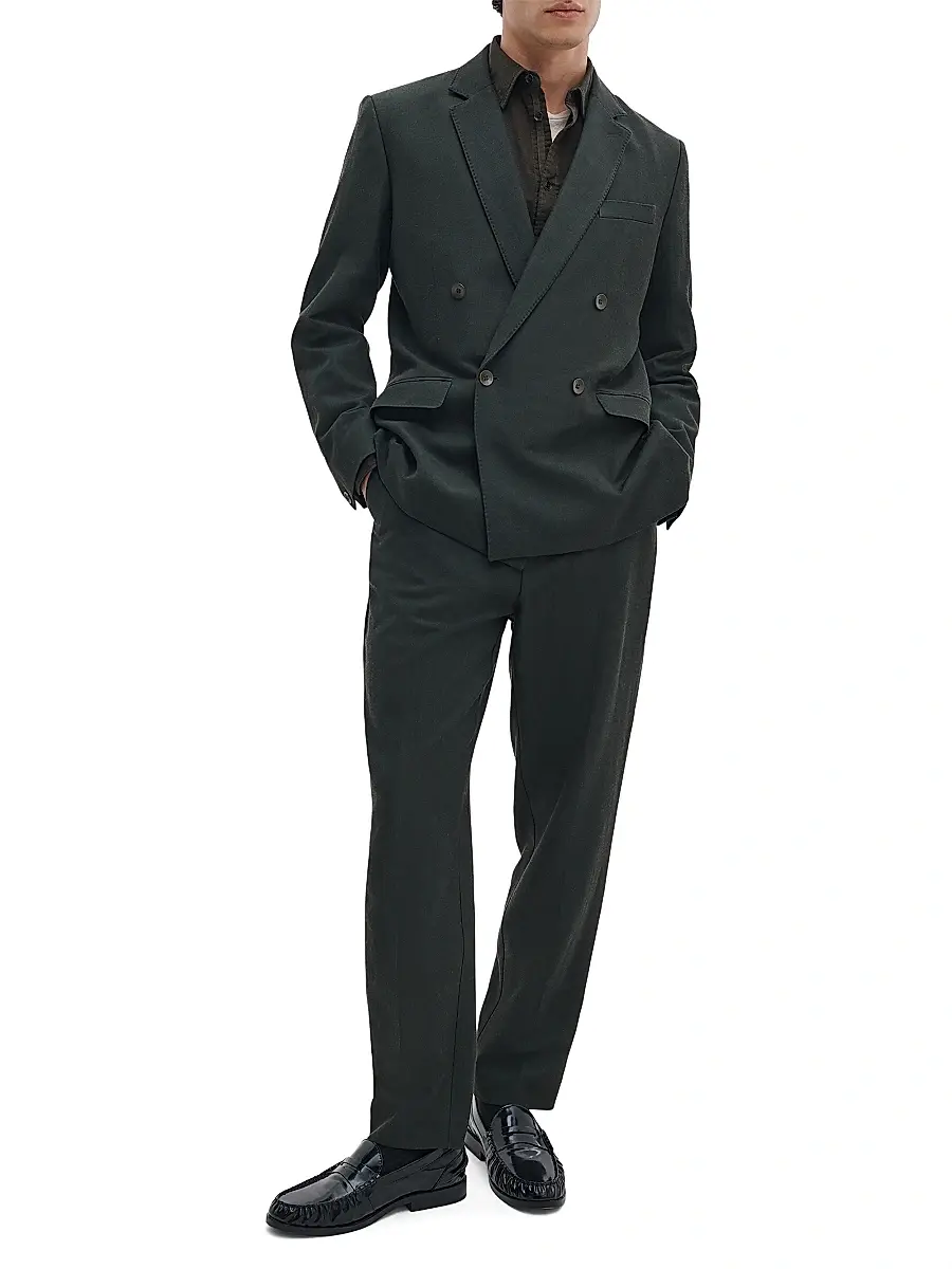 rag & bone Men's Butler Wool-Blend Double-Breasted Blazer | Thumbnail 2
