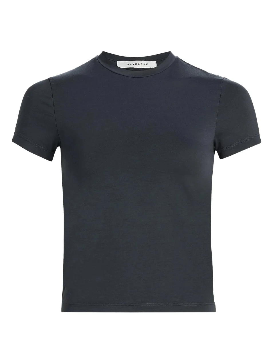 Women's Fitted Stretch-Cotton Crop T-Shirt