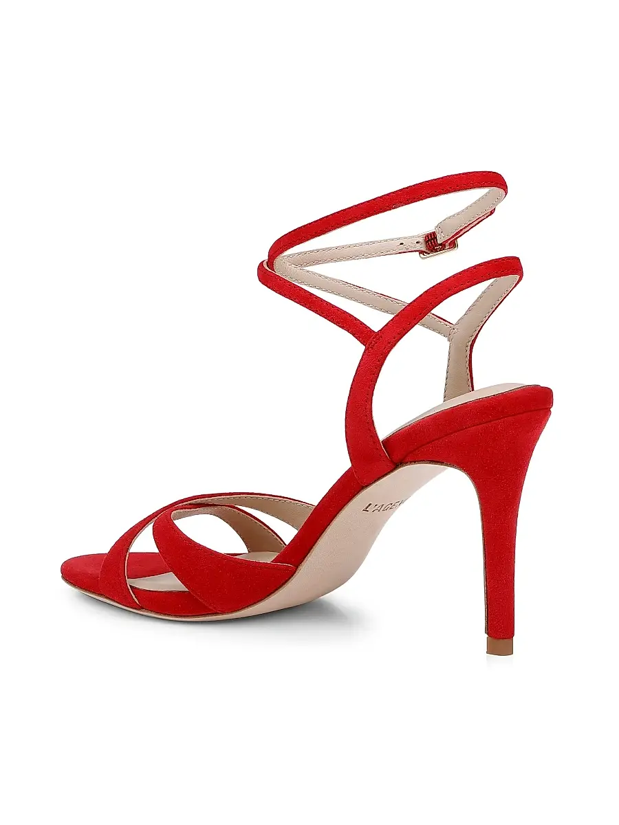 L'Agence Women's Miranda 90MM Suede Sandals | Thumbnail 3
