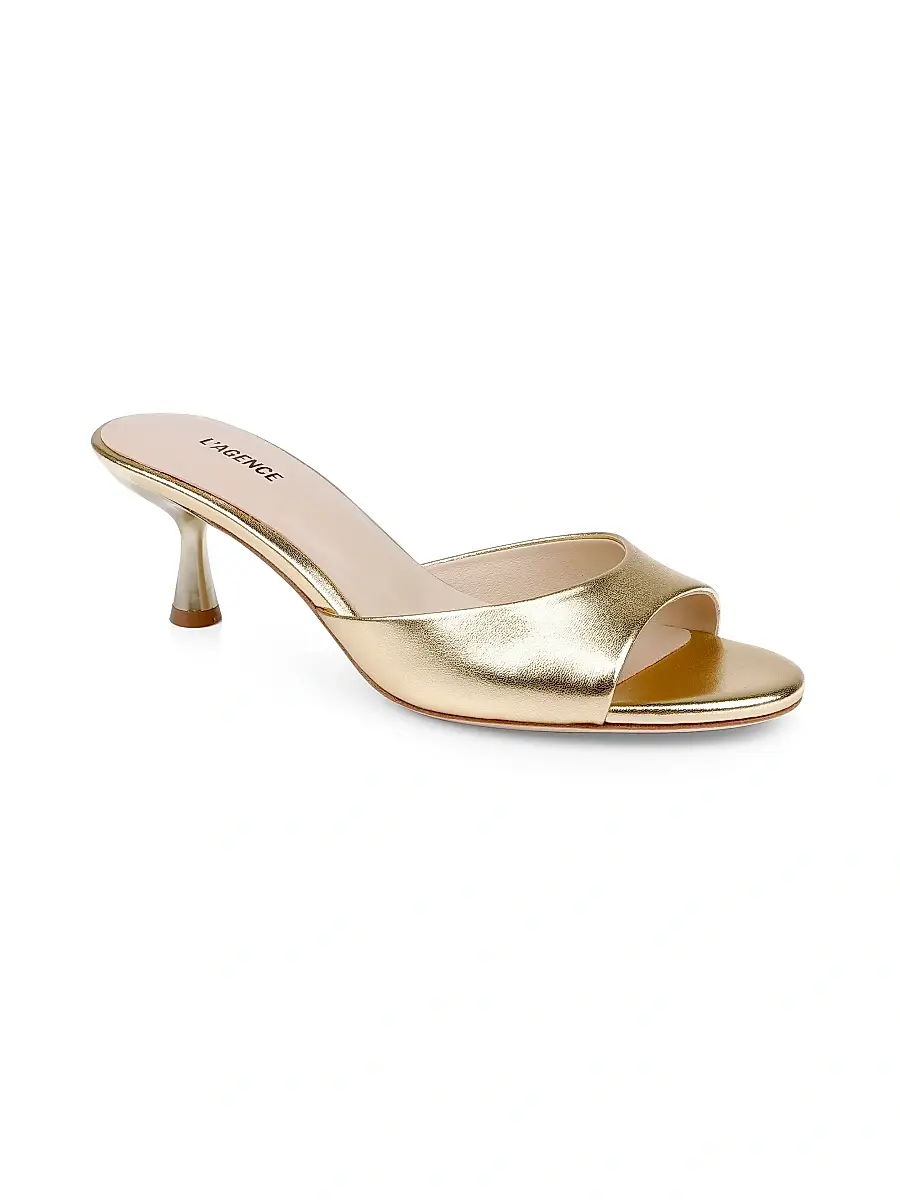 L'Agence Women's Arleen 55MM Leather Sandals | Thumbnail 2 L'Agence Women's Arleen 55MM Leather Sandals | Thumbnail 2