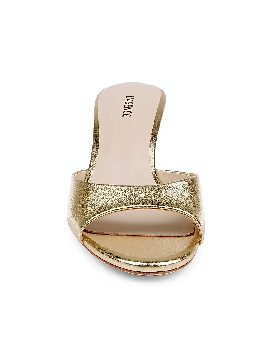 L'Agence Women's Arleen 55MM Leather Sandals | Thumbnail 5 L'Agence Women's Arleen 55MM Leather Sandals | Thumbnail 5