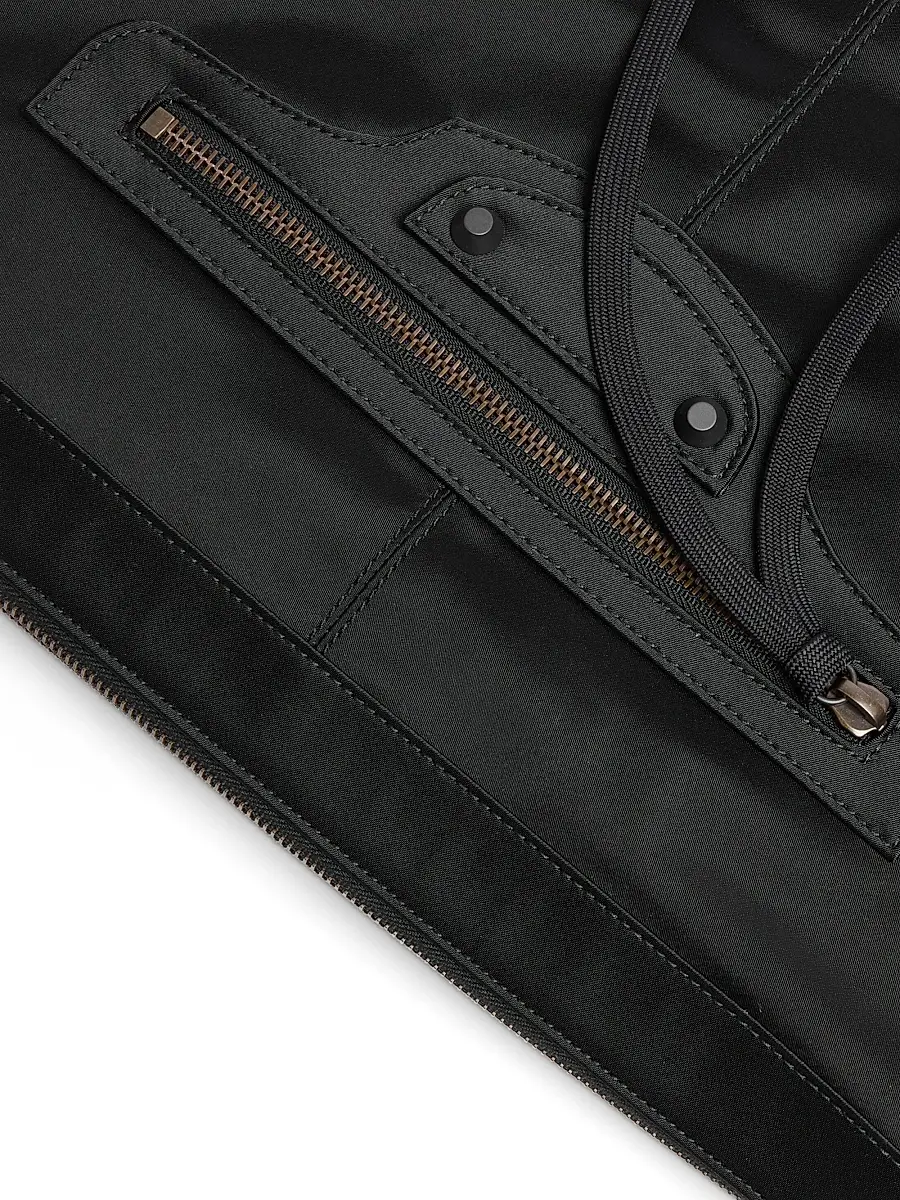 Balenciaga Men's Le City Moto Shoulder Bag - Black | Thumbnail 8