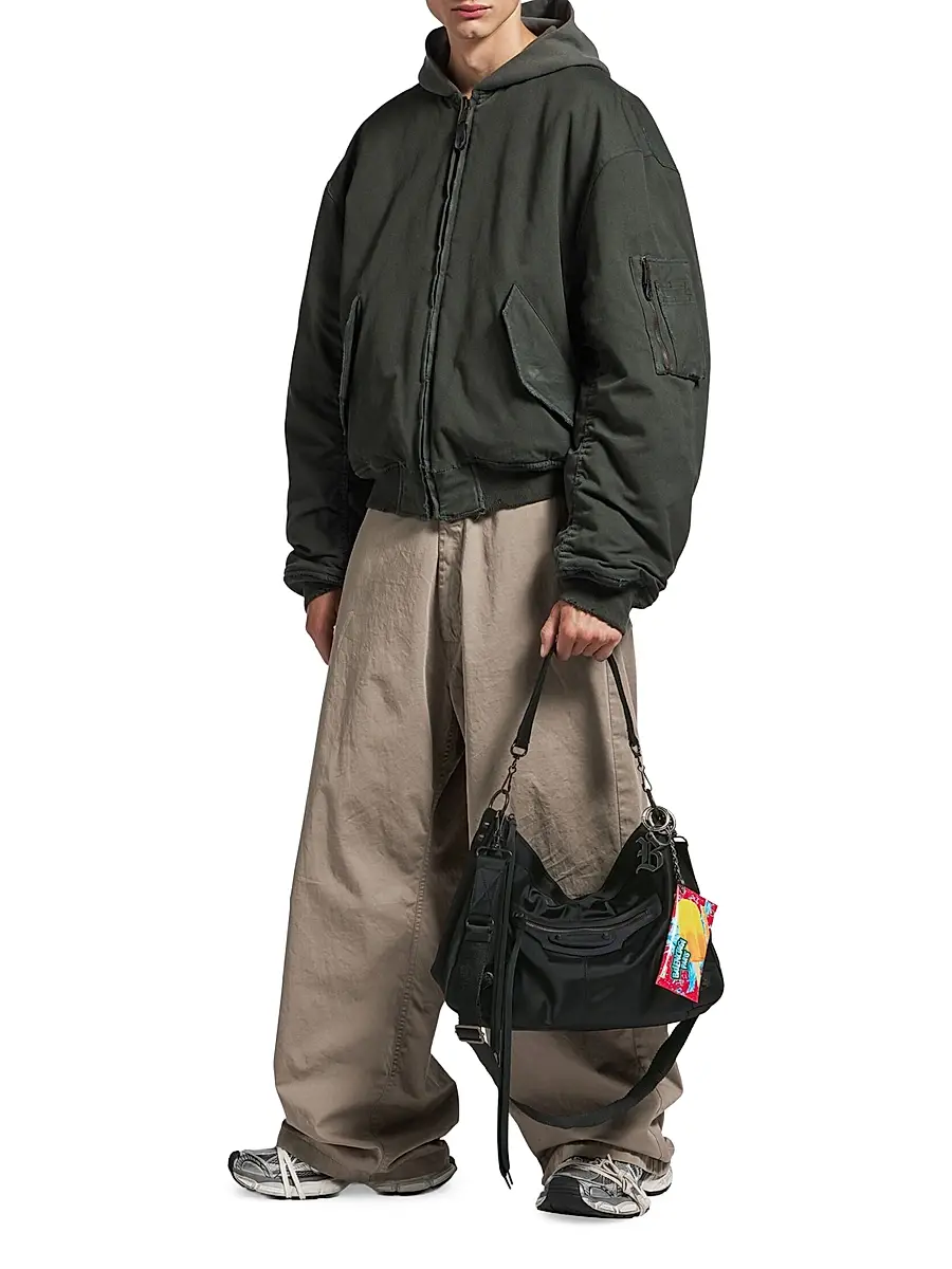 Balenciaga Men's Le City Moto Shoulder Bag - Black | Image 1 Balenciaga Men's Le City Moto Shoulder Bag - Black | Image 1