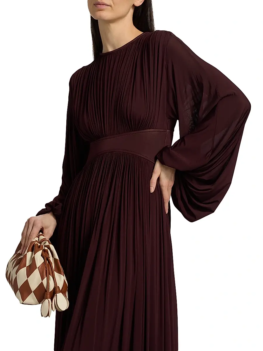 Zimmermann Women's Luna Billow Pleated Maxi Dress | Thumbnail 6 Zimmermann Women's Luna Billow Pleated Maxi Dress | Thumbnail 6