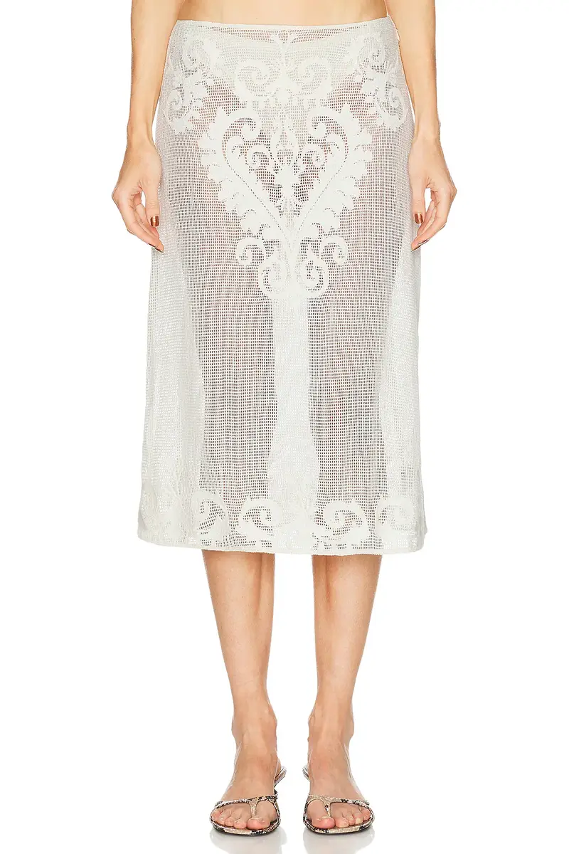 L'Academie Fallon Midi Skirt | Thumbnail 3 L'Academie Fallon Midi Skirt | Thumbnail 3