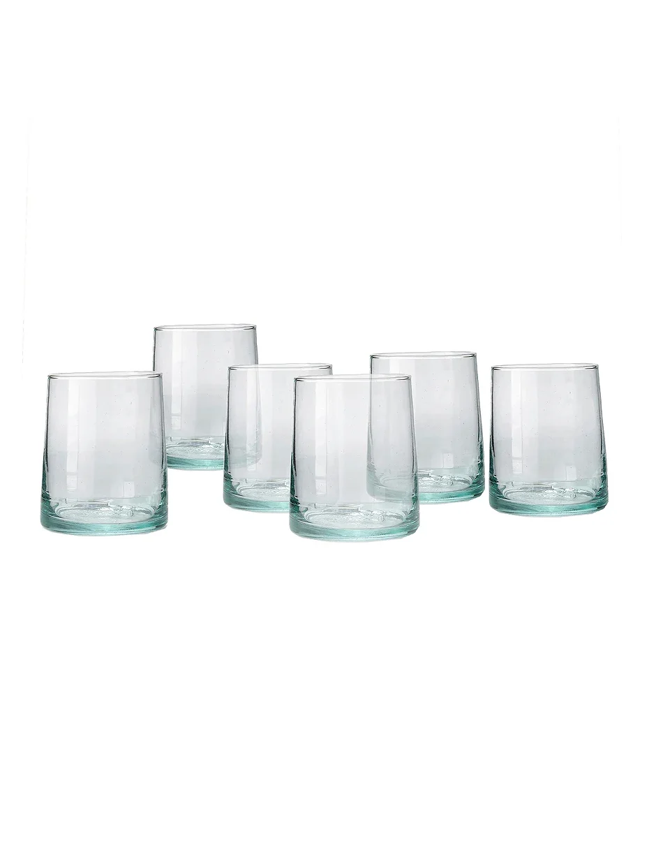Verve Culture Short Moroccan Cone Glassware Set Of 6