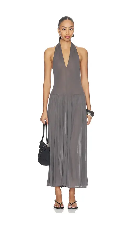 St. Agni Fluid Jersey Halter Dress | Image 1 St. Agni Fluid Jersey Halter Dress | Image 1