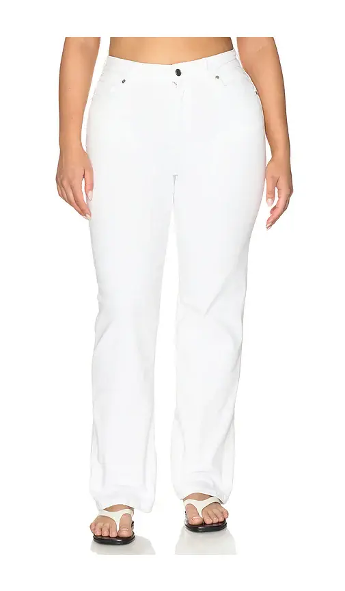 GOOD AMERICAN Good True Straight Jeans | Thumbnail 2 GOOD AMERICAN Good True Straight Jeans | Thumbnail 2