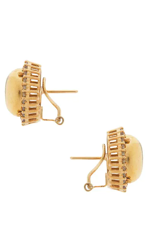 Anton Heunis Clasp Oval Stud Earrings | Thumbnail 2