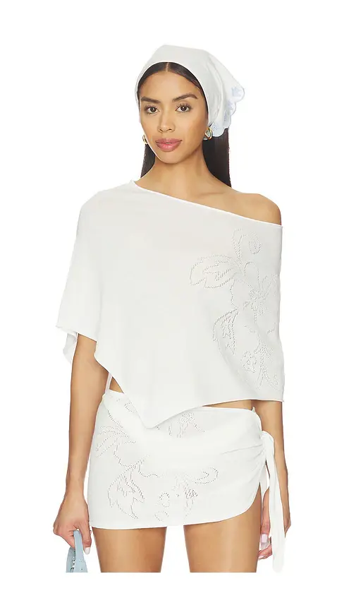 Frankies Bikinis Scout Knit Poncho | Image 1 Frankies Bikinis Scout Knit Poncho | Image 1