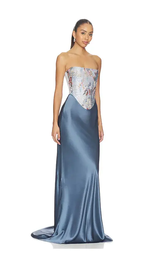 Sau Lee Blue Gown | Thumbnail 2 Sau Lee Blue Gown | Thumbnail 2