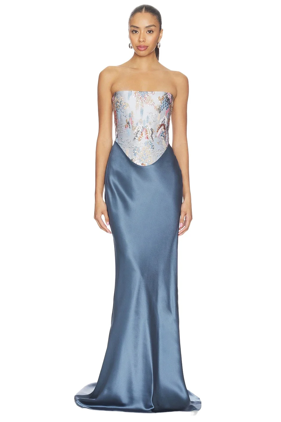 Sau Lee Blue Gown