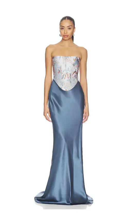 SAU LEE Blue Gown | Image 1 SAU LEE Blue Gown | Image 1