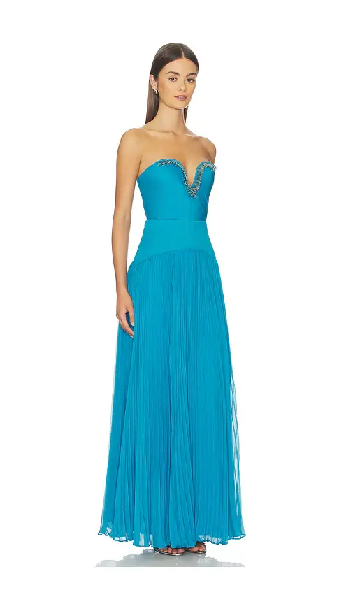 Amur Fiora Pleated Dress | Thumbnail 2