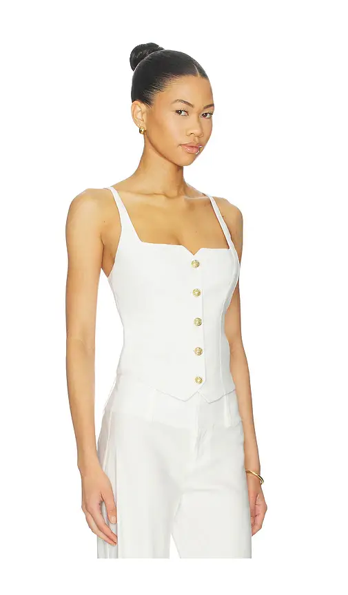 Alice + Olivia Alice + Olivia Esma Cropped Top | Thumbnail 2