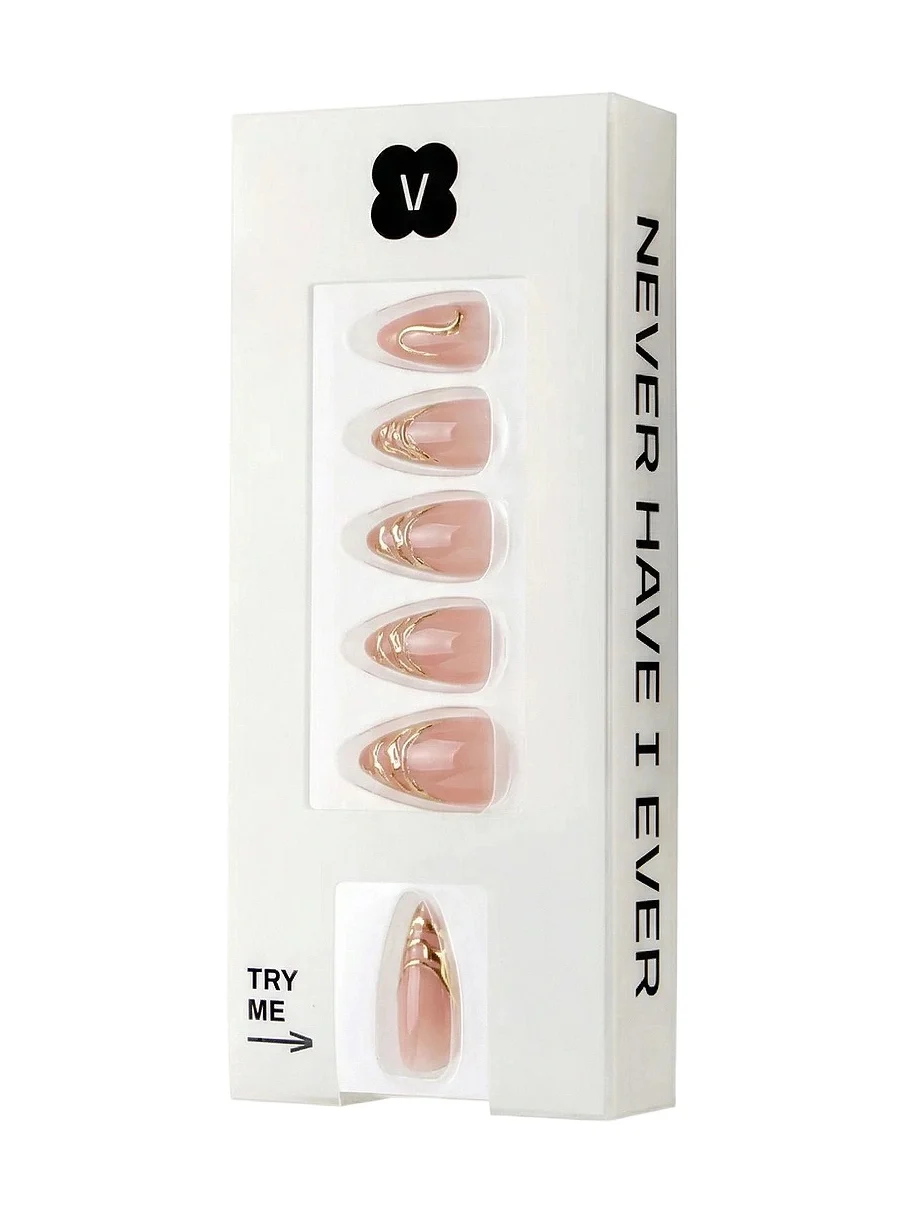 Never Have I Ever Wind-Worn Stone Press-On Nails