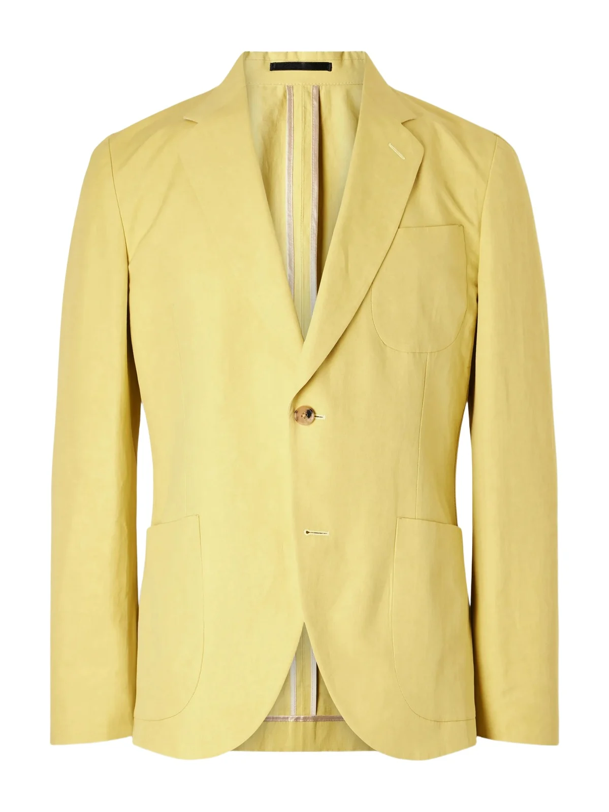 Cotton and Linen-Blend Suit Jacket - Men